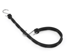 black rubber bungee cord