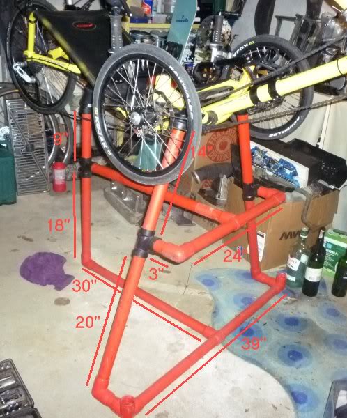 pvc work stand for catrike 700 3