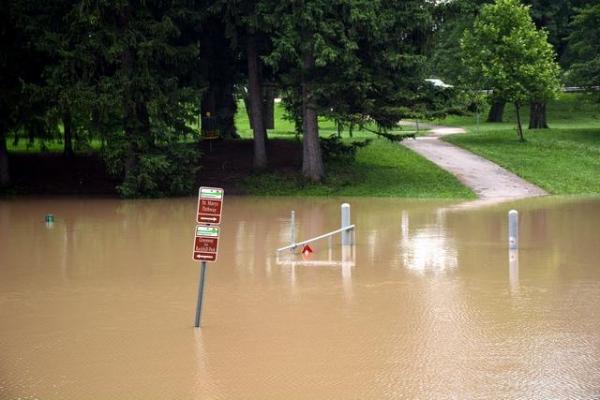 floodgate in W. Sweeney Park