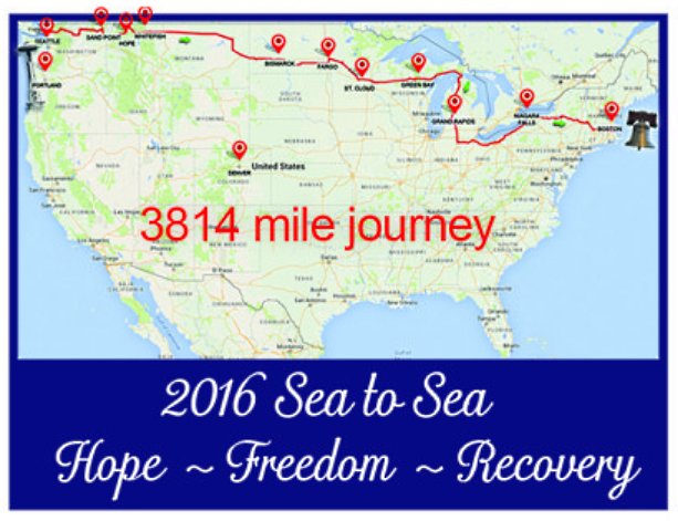sea to sea tour map